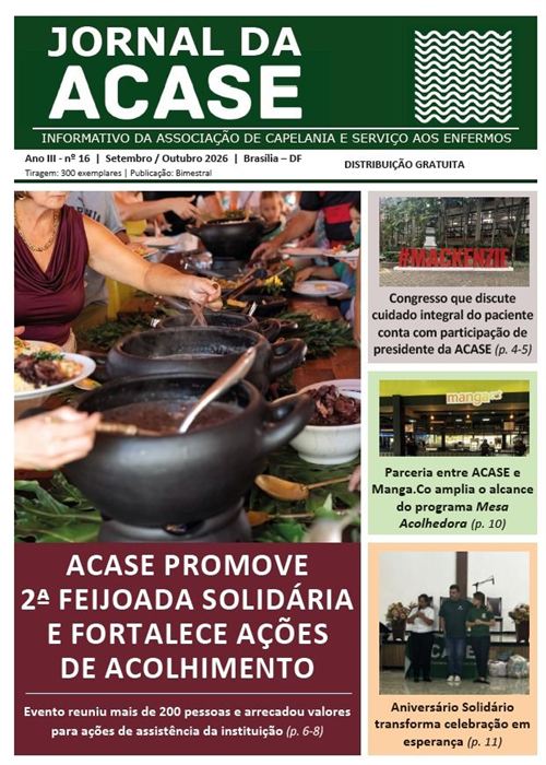 Capa da 16ª edição do Jornal da Acase, set/out 2026